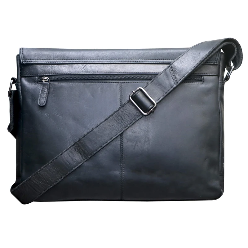 Leo Umhängetasche Damen Groß Schultertasche Herren Laptoptasche 15,6"