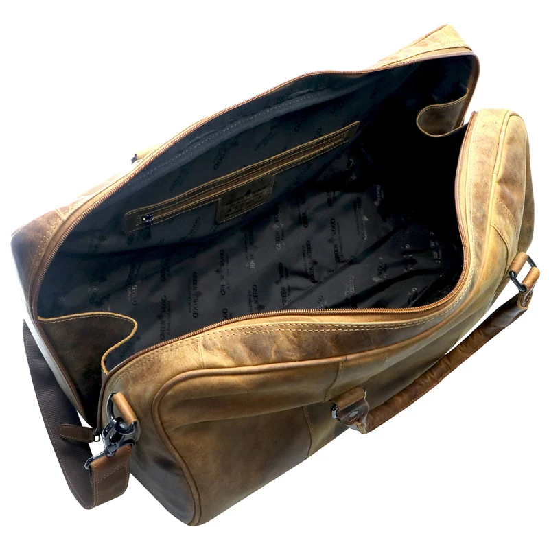 Jacob Weekender Männer Leder Reisetasche Damen Duffle Tasche Groß