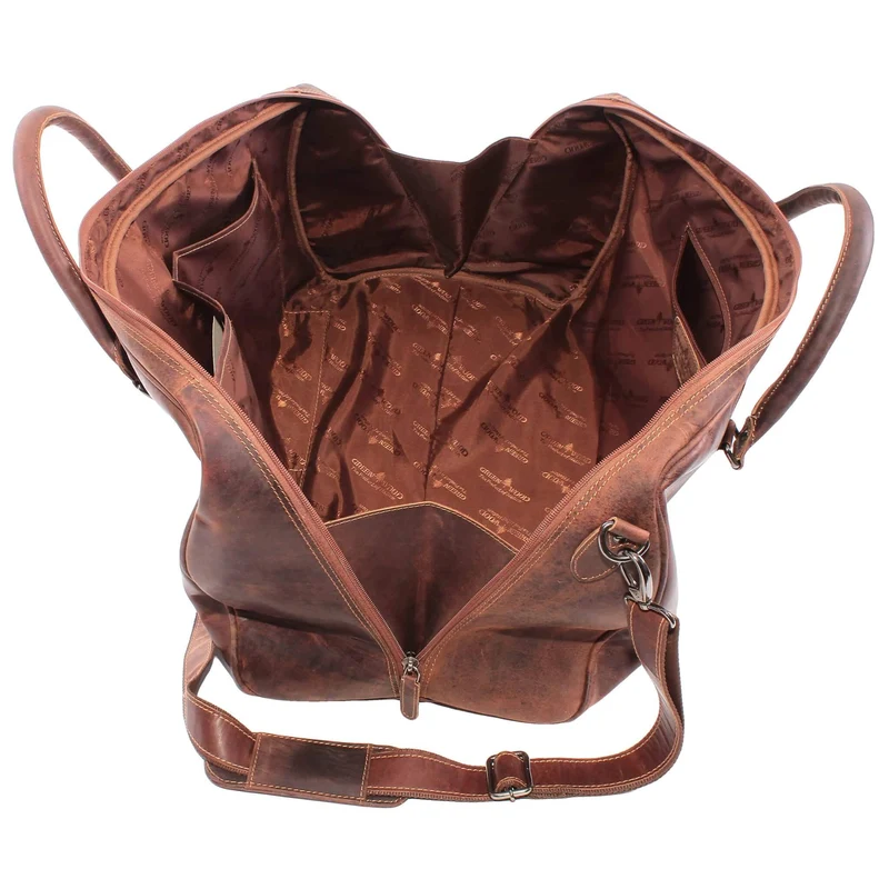 Jacob Weekender Männer Leder Reisetasche Damen Duffle Tasche Groß