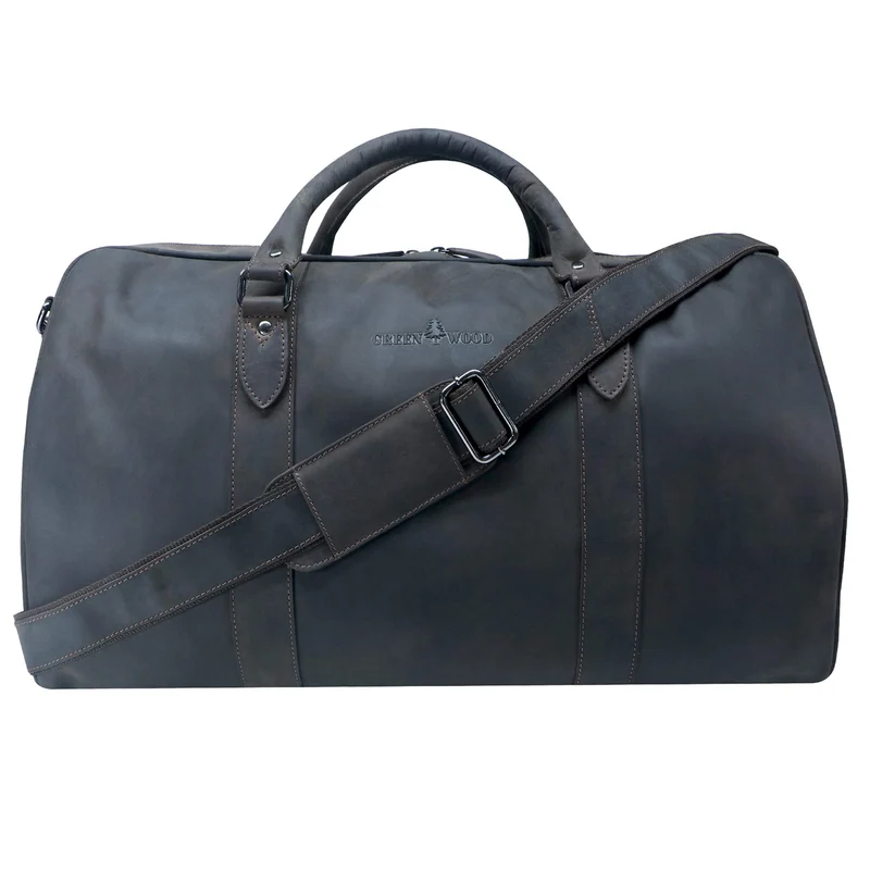 Jacob Weekender Männer Leder Reisetasche Damen Duffle Tasche Groß