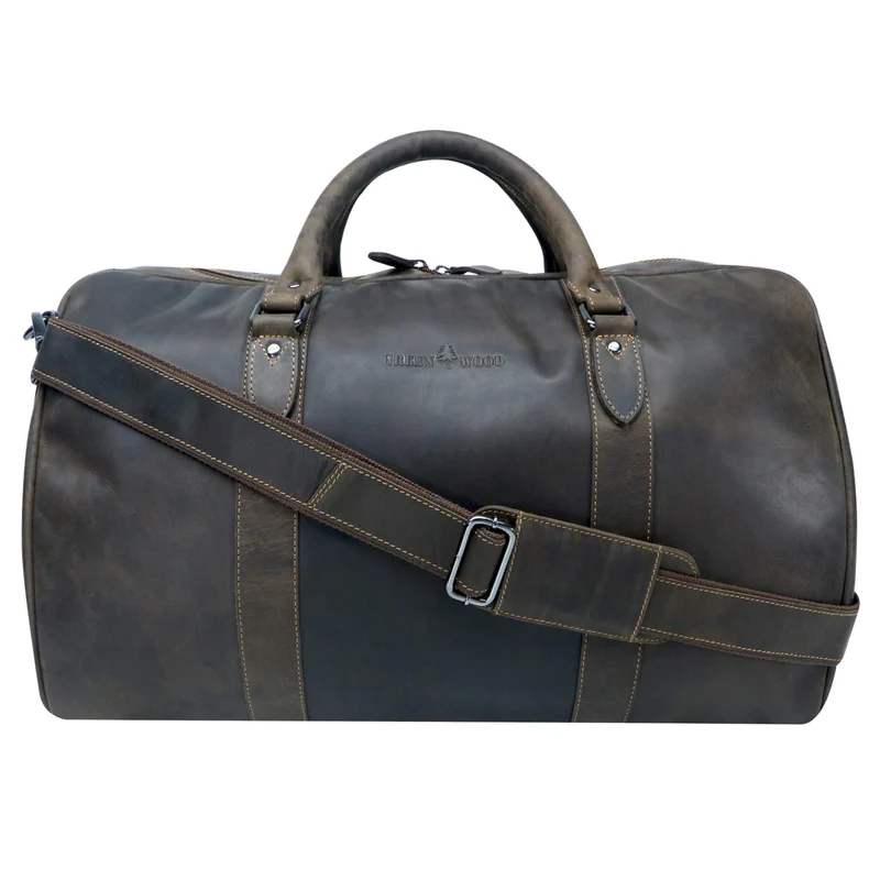 Jacob Weekender Männer Leder Reisetasche Damen Duffle Tasche Groß