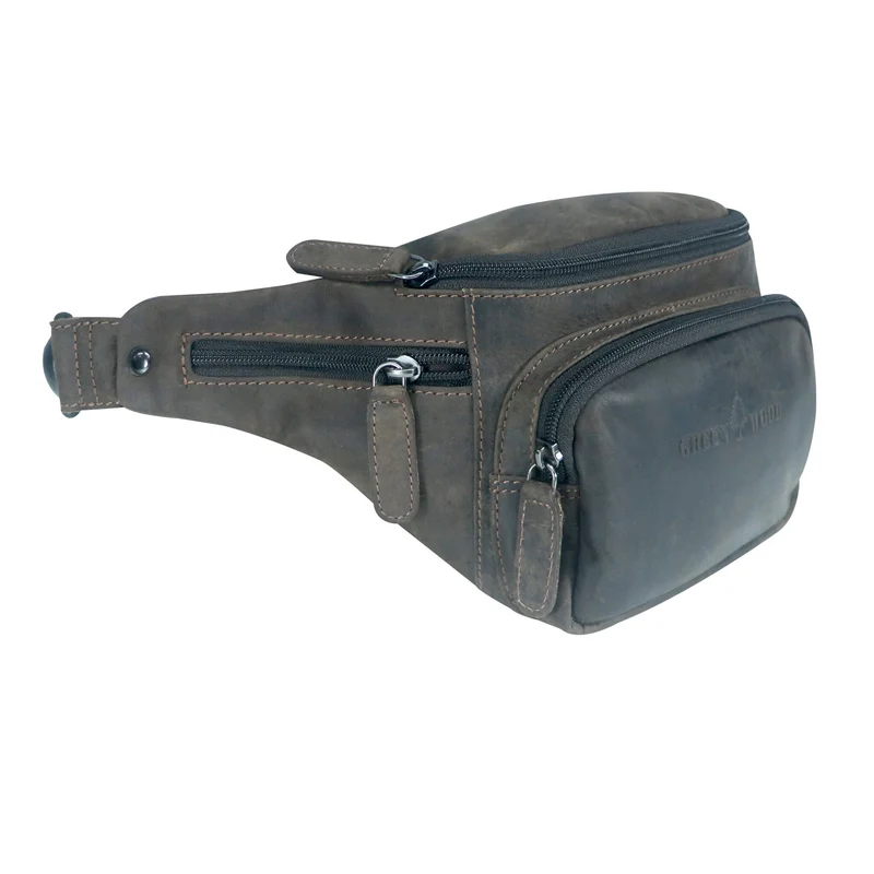 Gina Gürteltasche Damen Leder Bauchtasche Herren Tasche Crossbody