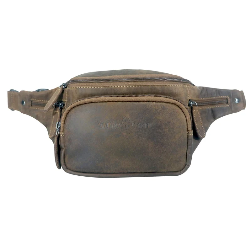 Gina Gürteltasche Damen Leder Bauchtasche Herren Tasche Crossbody