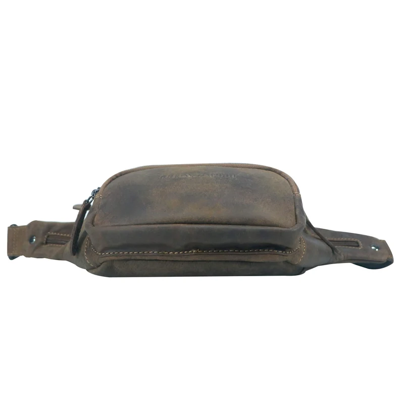 Gina Gürteltasche Damen Leder Bauchtasche Herren Tasche Crossbody