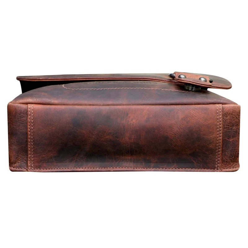 Hetwig Ledertasche Herren Kleine Umhängetasche Damen Crossbody Bag