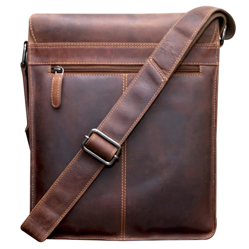 Hetwig Ledertasche Herren Kleine Umhängetasche Damen Crossbody Bag