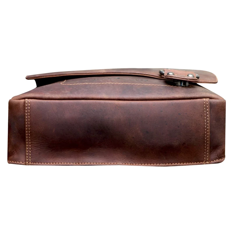 Hetwig Ledertasche Herren Kleine Umhängetasche Damen Crossbody Bag