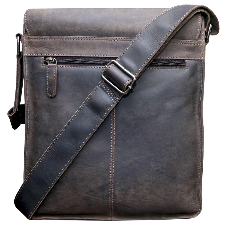Hetwig Ledertasche Herren Kleine Umhängetasche Damen Crossbody Bag