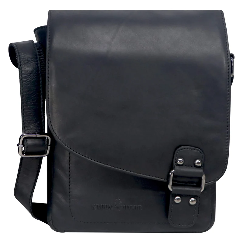 Hetwig Ledertasche Herren Kleine Umhängetasche Damen Crossbody Bag