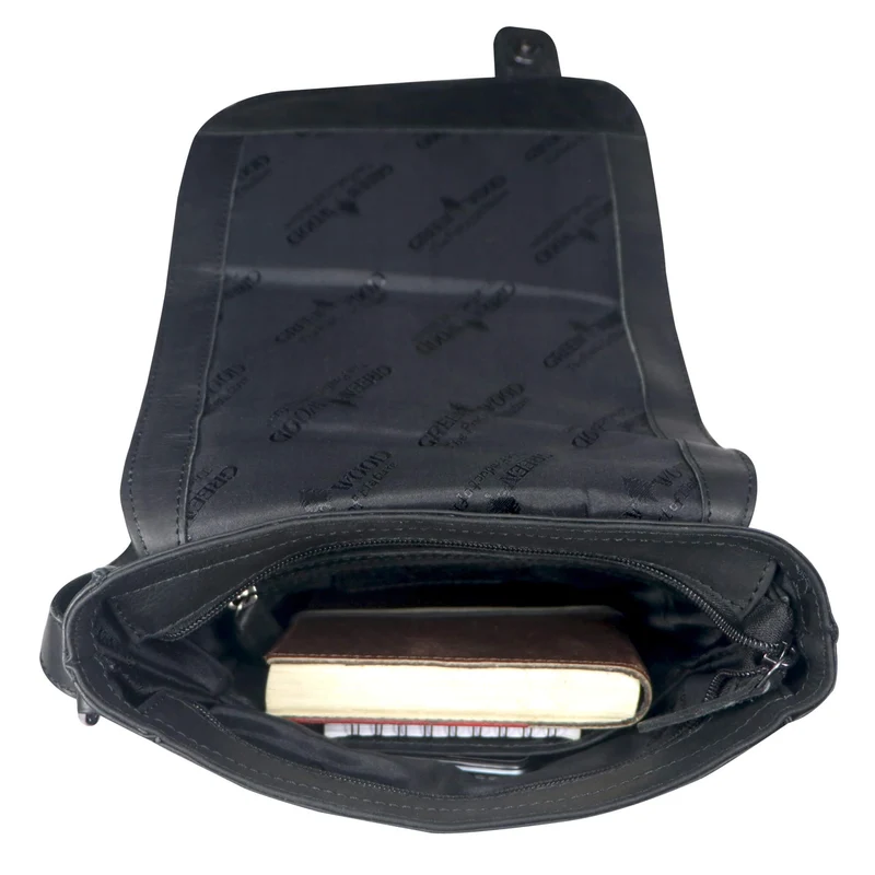 Hetwig Ledertasche Herren Kleine Umhängetasche Damen Crossbody Bag