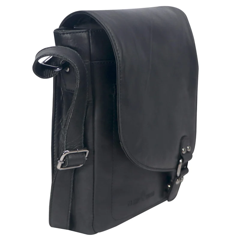 Hetwig Ledertasche Herren Kleine Umhängetasche Damen Crossbody Bag