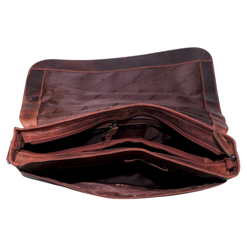 Martin Schultertasche Damen Groß Umhängetasche Herren Ledertasche