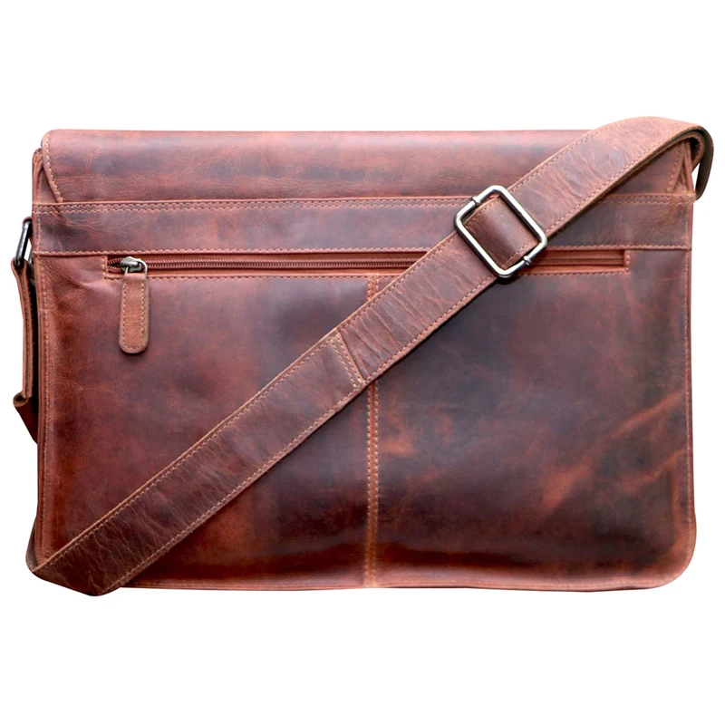 Martin Schultertasche Damen Groß Umhängetasche Herren Ledertasche