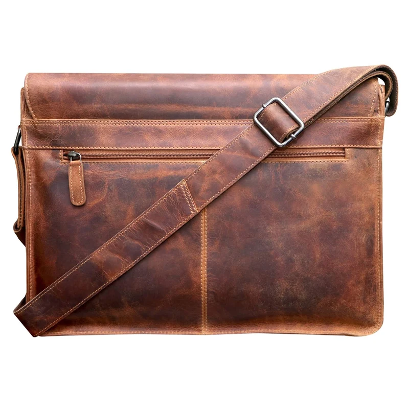 Martin Schultertasche Damen Groß Umhängetasche Herren Ledertasche