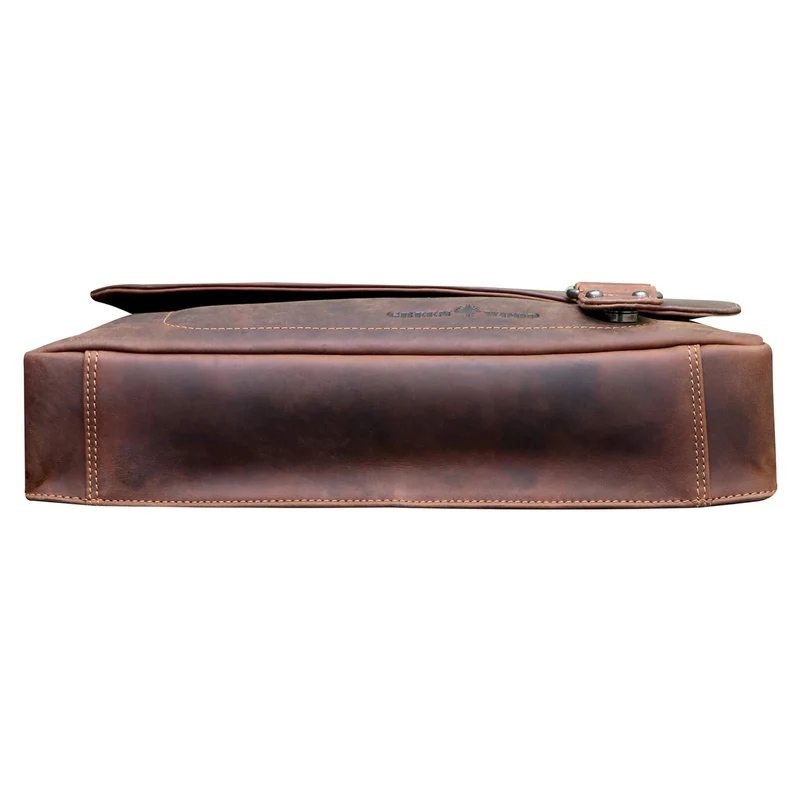 Martin Schultertasche Damen Groß Umhängetasche Herren Ledertasche