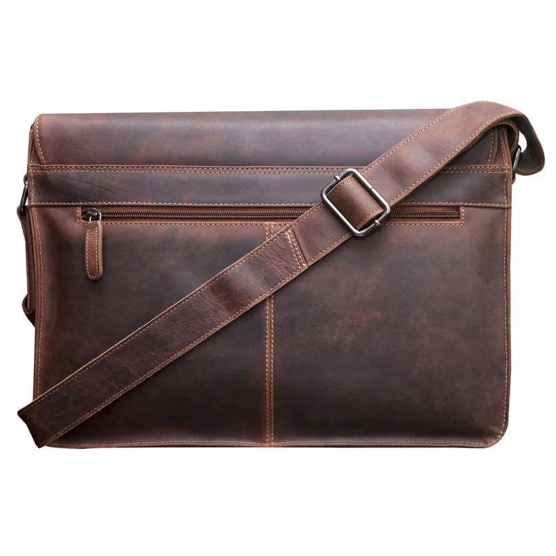 Martin Schultertasche Damen Groß Umhängetasche Herren Ledertasche