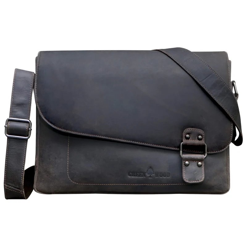 Martin Schultertasche Damen Groß Umhängetasche Herren Ledertasche