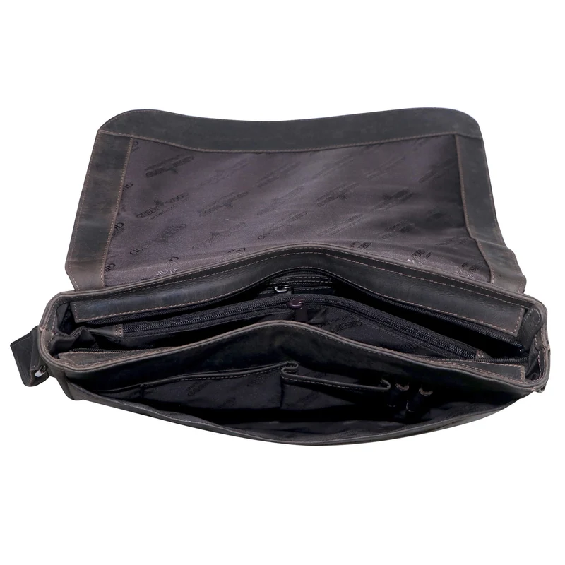 Martin Schultertasche Damen Groß Umhängetasche Herren Ledertasche