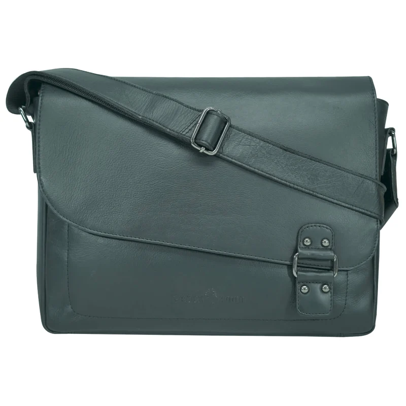 Martin Schultertasche Damen Groß Umhängetasche Herren Ledertasche