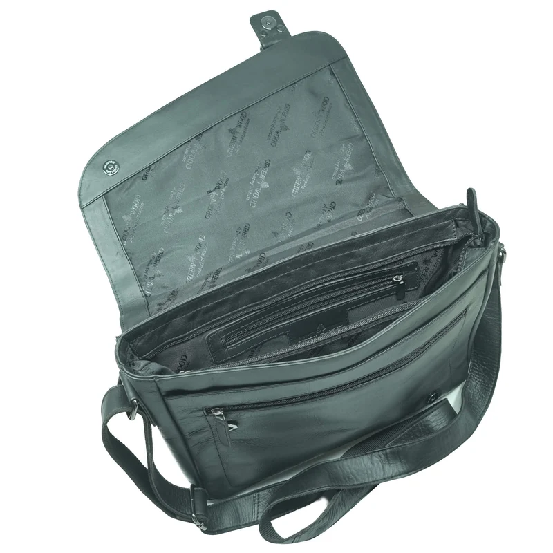 Martin Schultertasche Damen Groß Umhängetasche Herren Ledertasche