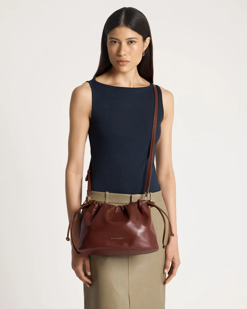Charlotte Midi Drawstring - Walnut