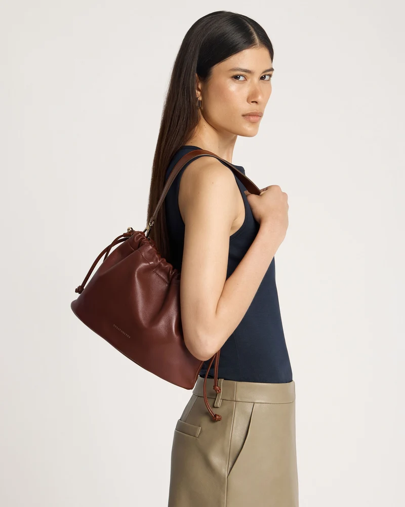 Charlotte Midi Drawstring - Walnut