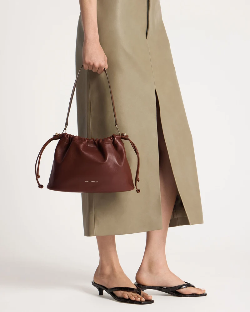 Charlotte Midi Drawstring - Walnut