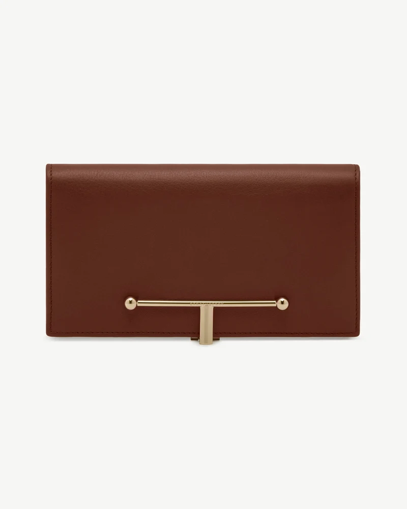 Large Melville Street Wallet - Walnut