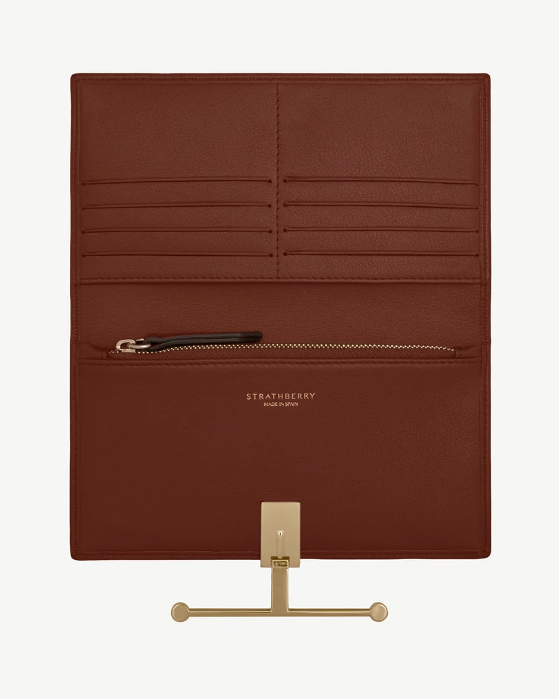 Large Melville Street Wallet - Walnut