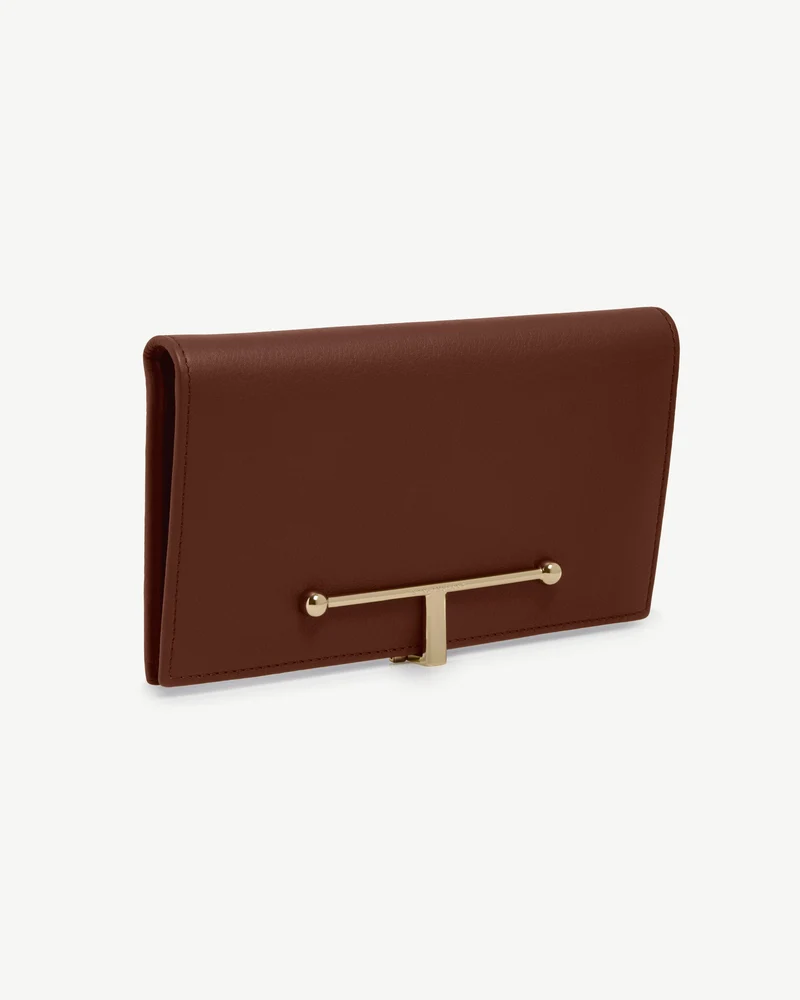 Large Melville Street Wallet - Walnut