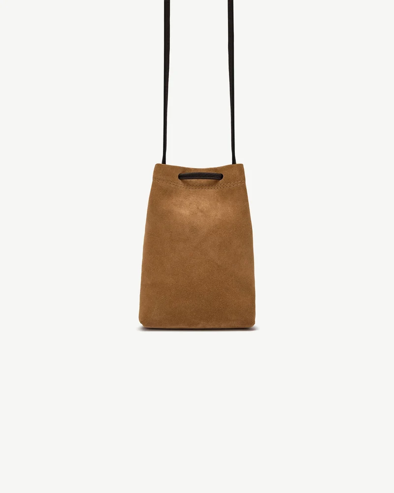 Osette Midi Pouch - Toffee Suede/Espresso