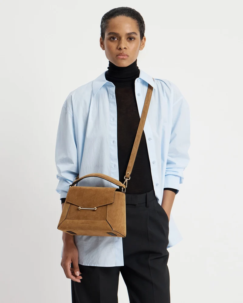 Mosaic Bag - Toffee Suede/Espresso