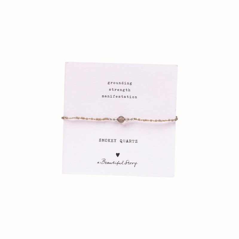 Armband Silber Iris Card Rauchquarz