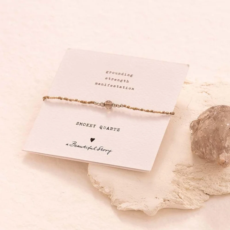Armband Silber Iris Card Rauchquarz