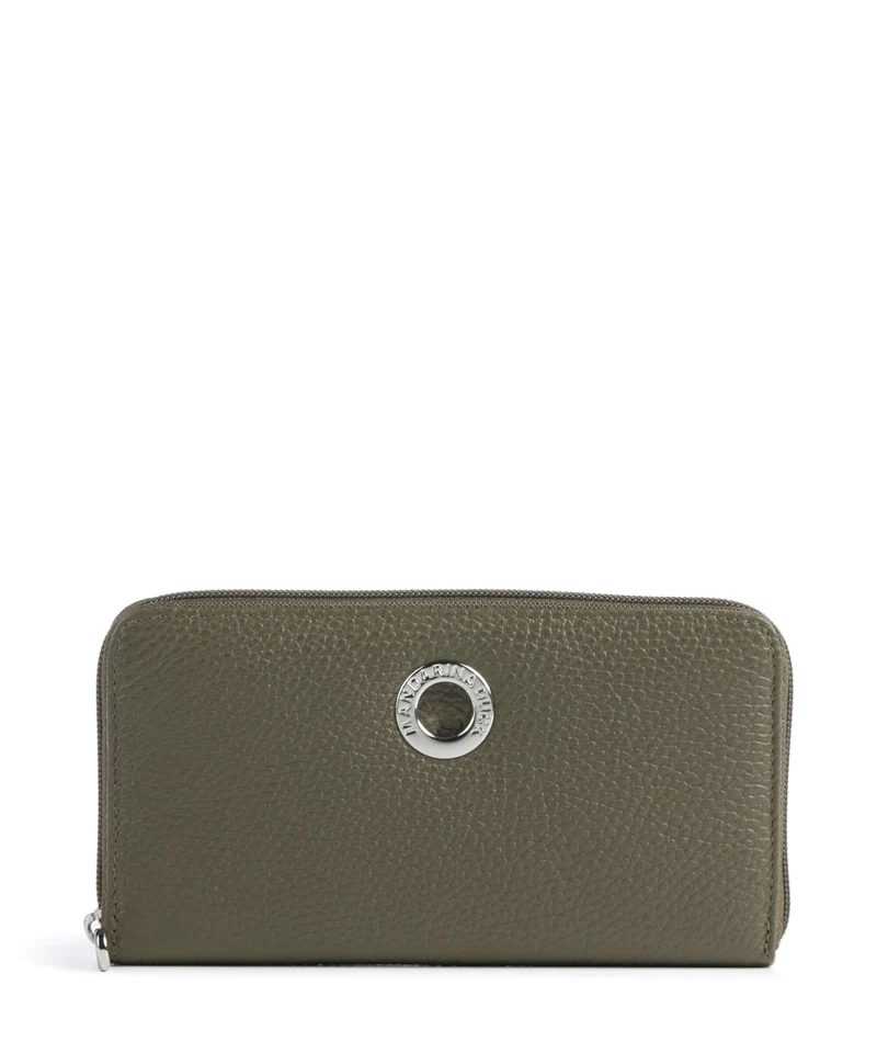 Mandarina Duck Mellow Leather Geldbörse winter olive