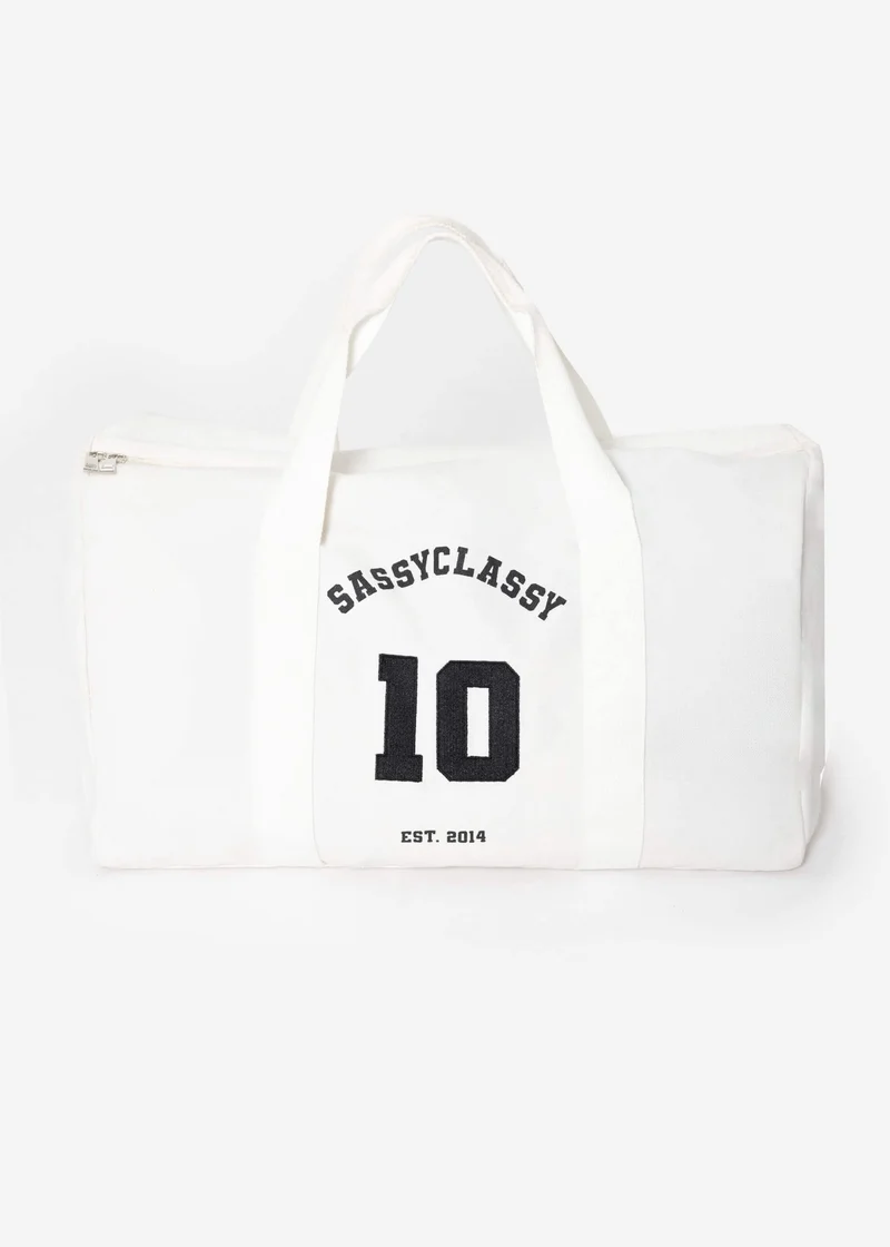 COLLEGE BAG - offwhite