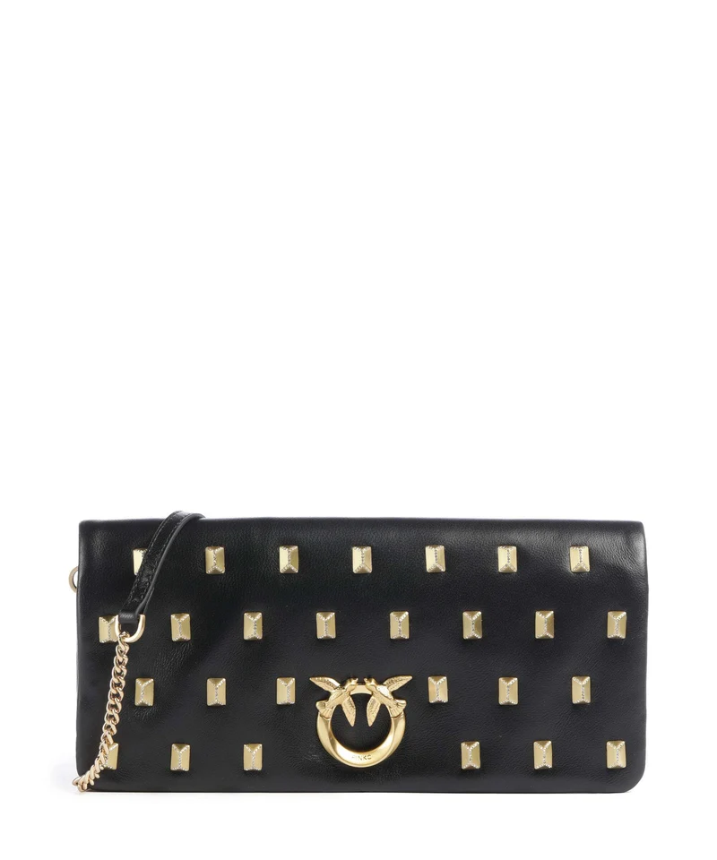 Pinko Click Soft Horizontal Classic Schultertasche black/brushed gold