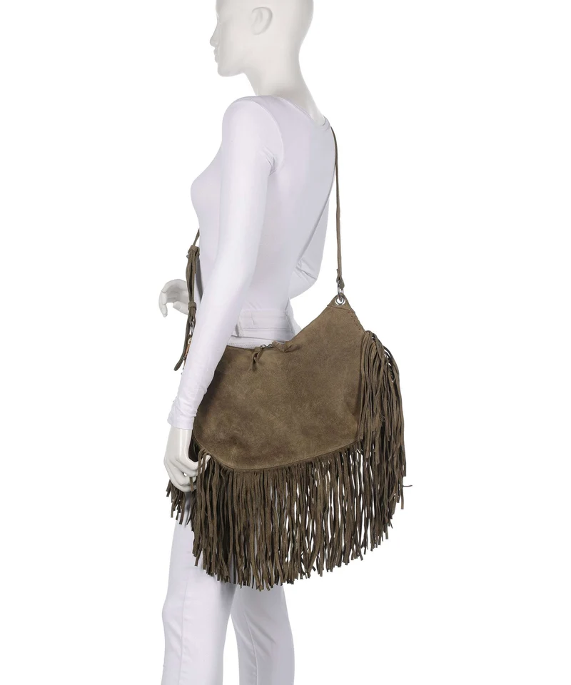 Anokhi Umhängetasche olive