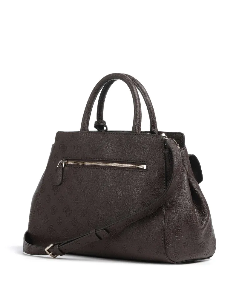 Guess Blake Large Handtasche brown logo