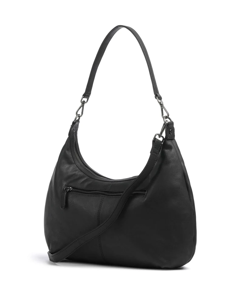 The Chesterfield Brand Wax Pull Up Cow Fierra Beuteltasche black