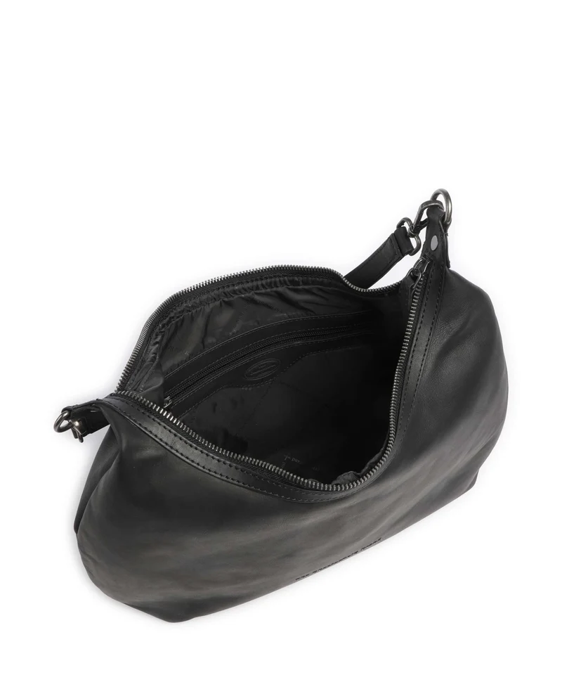 The Chesterfield Brand Wax Pull Up Cow Fierra Beuteltasche black