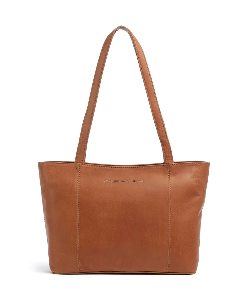 The Chesterfield Brand Wax Pull Up Cow Anira Shopper cognac