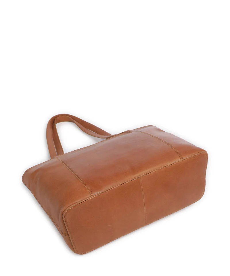 The Chesterfield Brand Wax Pull Up Cow Anira Shopper cognac