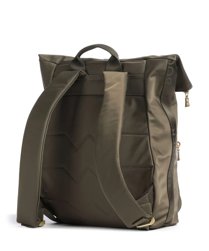 Bogner Klosters Neve Eike Rolltop Rucksack dark olive