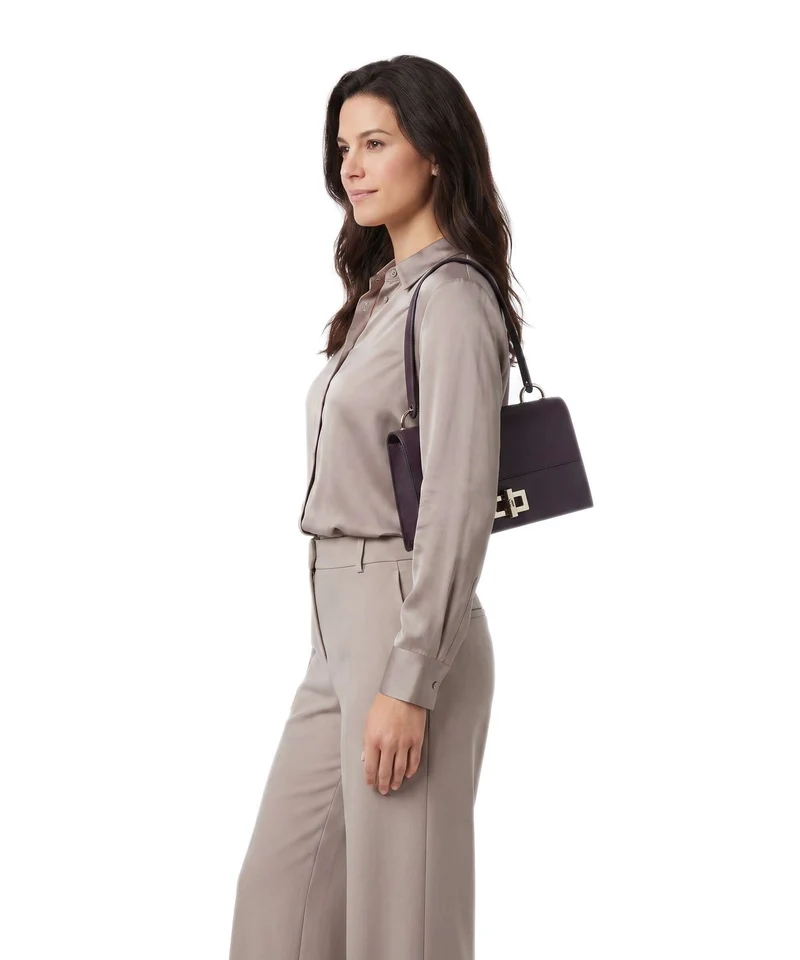 Furla Amelia M Schultertasche winter bloom