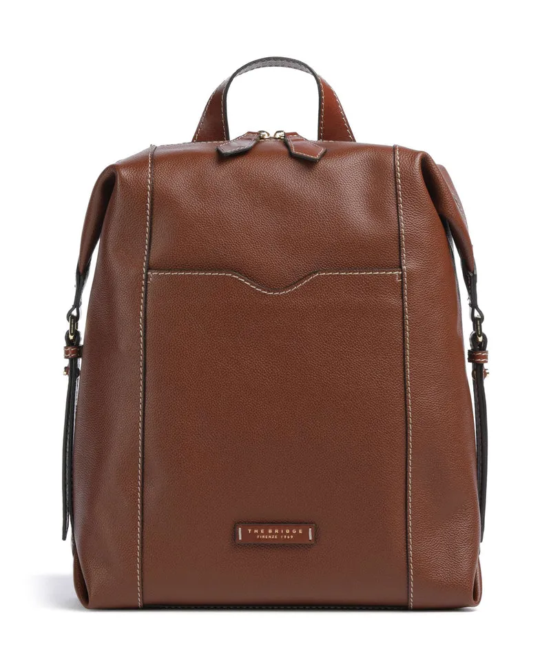 The Bridge Gemma Rucksack marrone