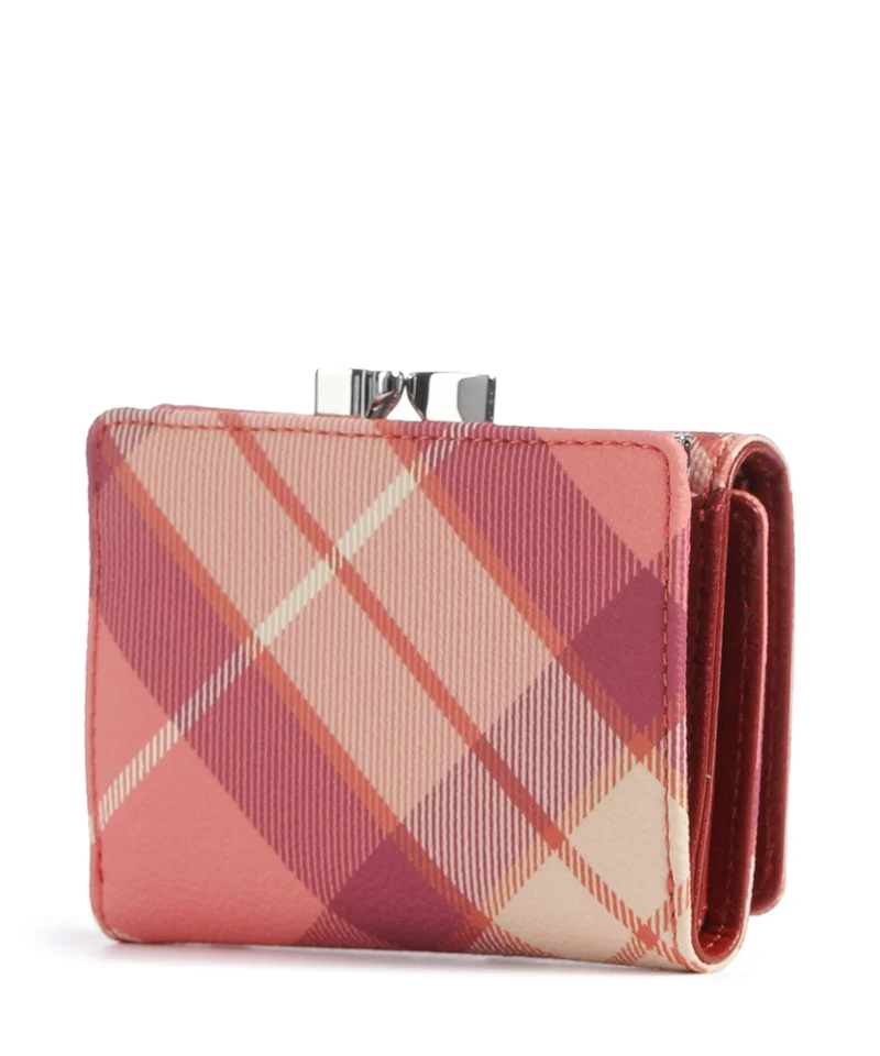 Vivienne Westwood Frame Buccia D'Arancia Small Geldbörse fraser pink