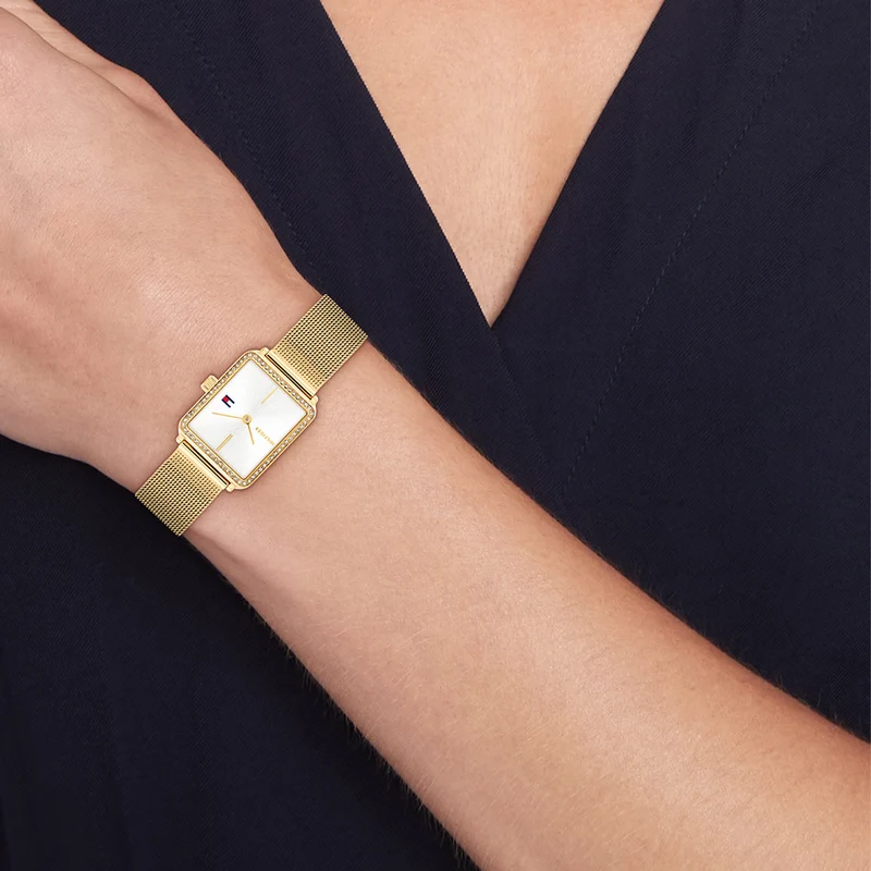 Tommy Hilfiger Goldene Damenuhr TH1782829