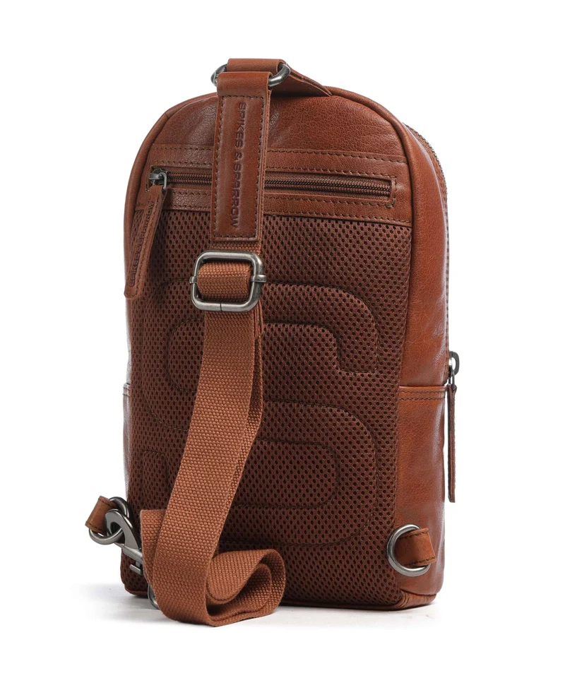 Spikes & Sparrow Bronco Washington Slingbag brandy