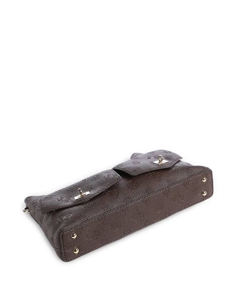 Guess Blake Schultertasche brown logo